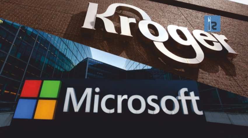 Microsoft is teaming up with Kroger grocery chain to fight Amazon